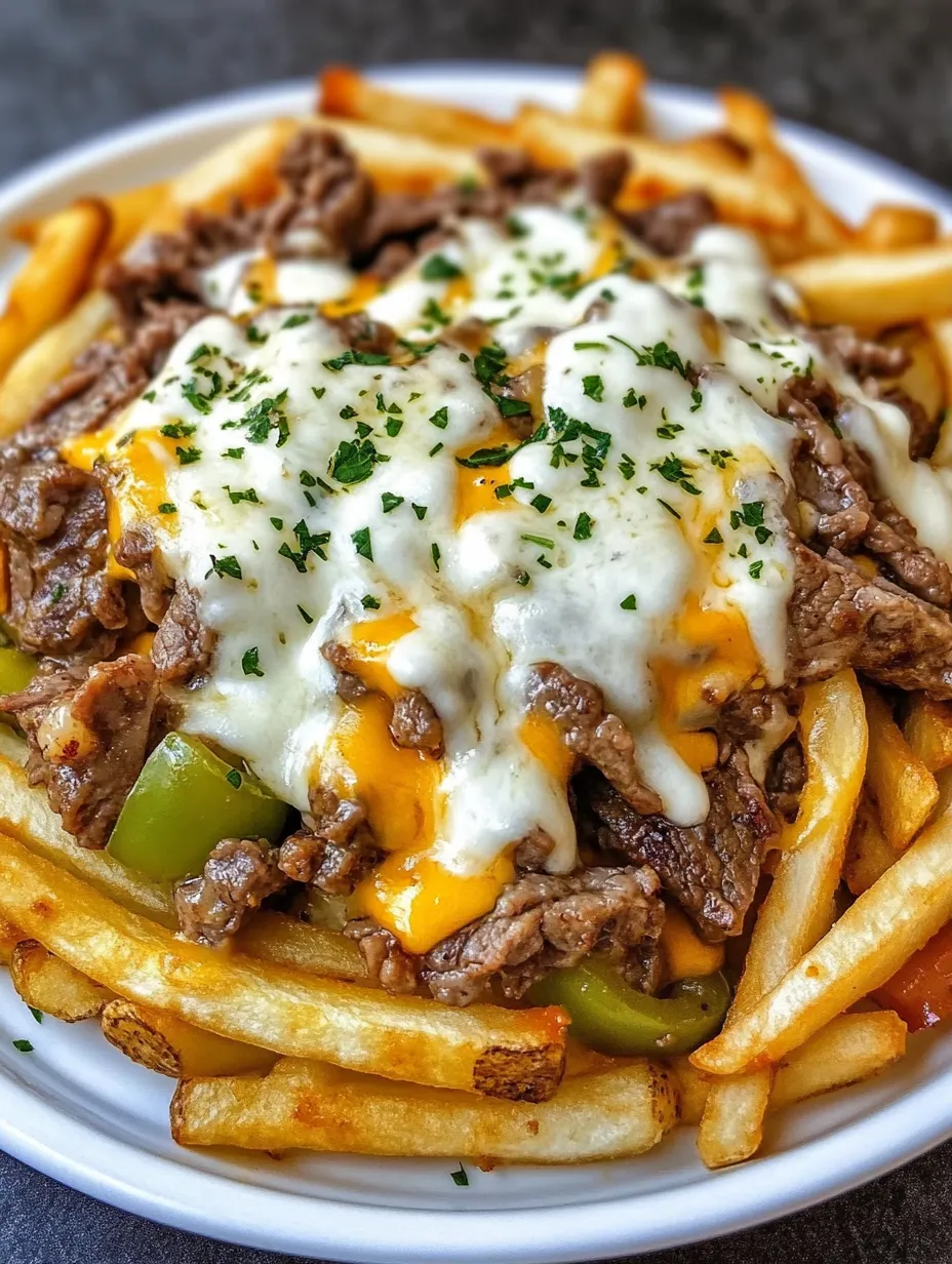 Philly Steak Cheese Fries