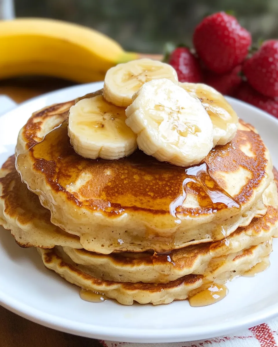 Brown Sugar Banana Pancakes
