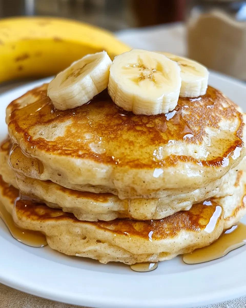 Brown Sugar Banana Pancakes