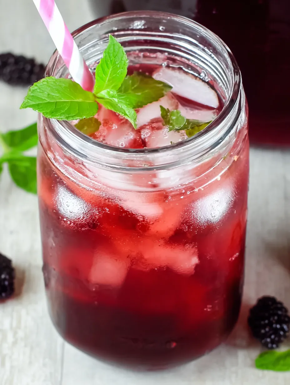 Mulberry Iced Tea