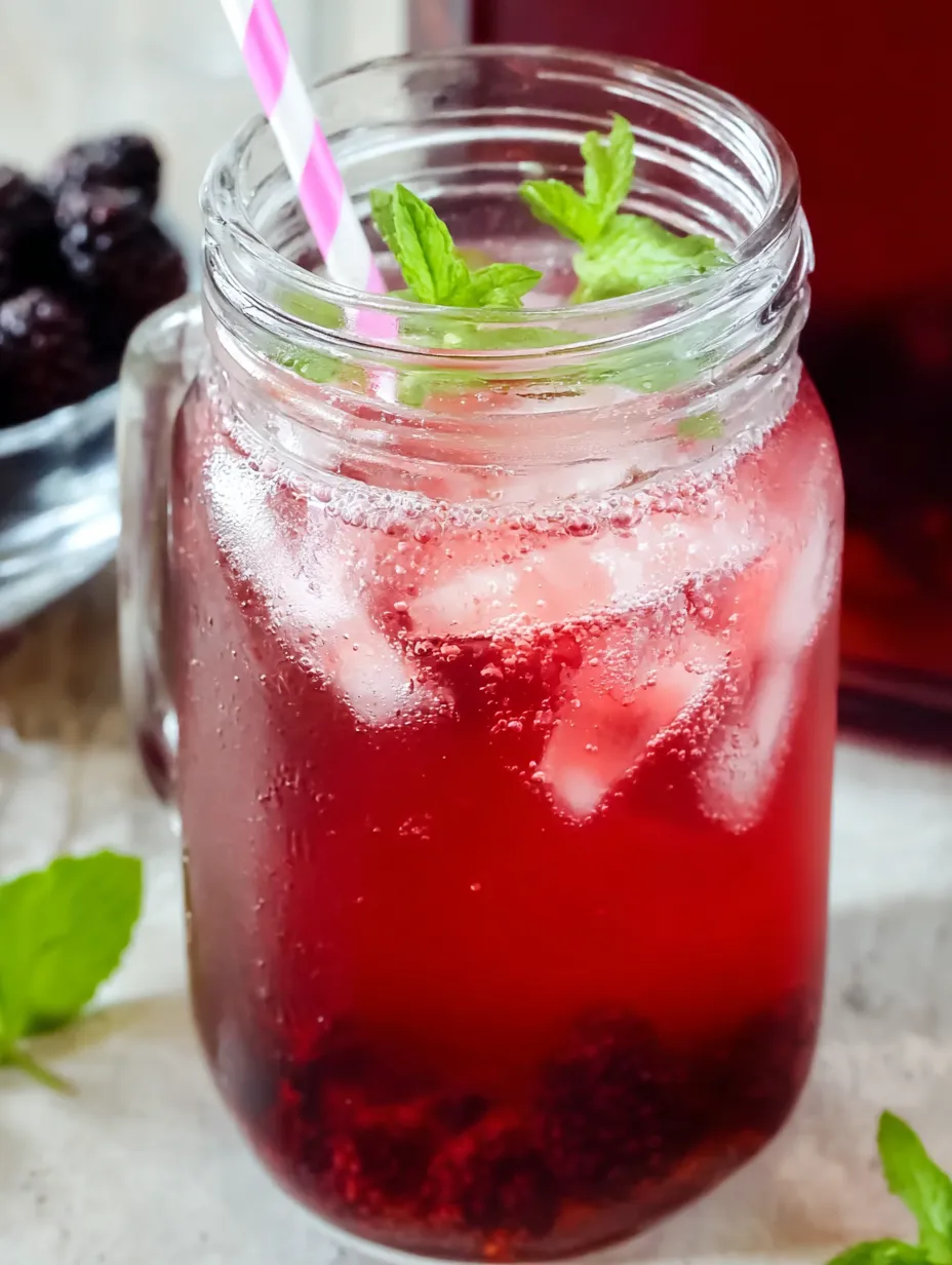 Mulberry Iced Tea