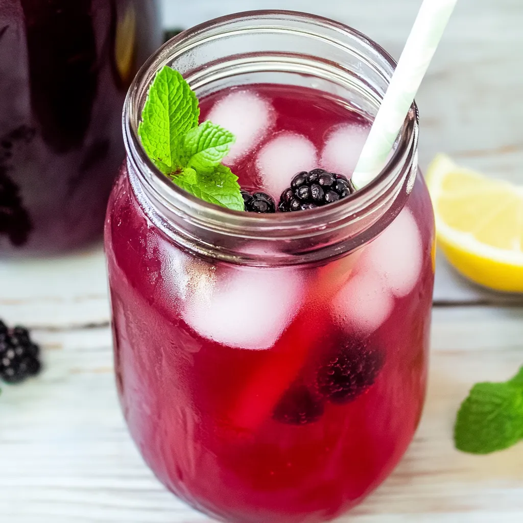 Mulberry Iced Tea