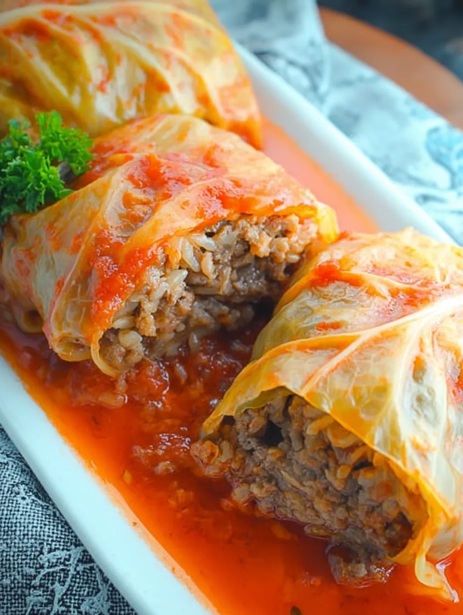 Homemade Cabbage Rolls