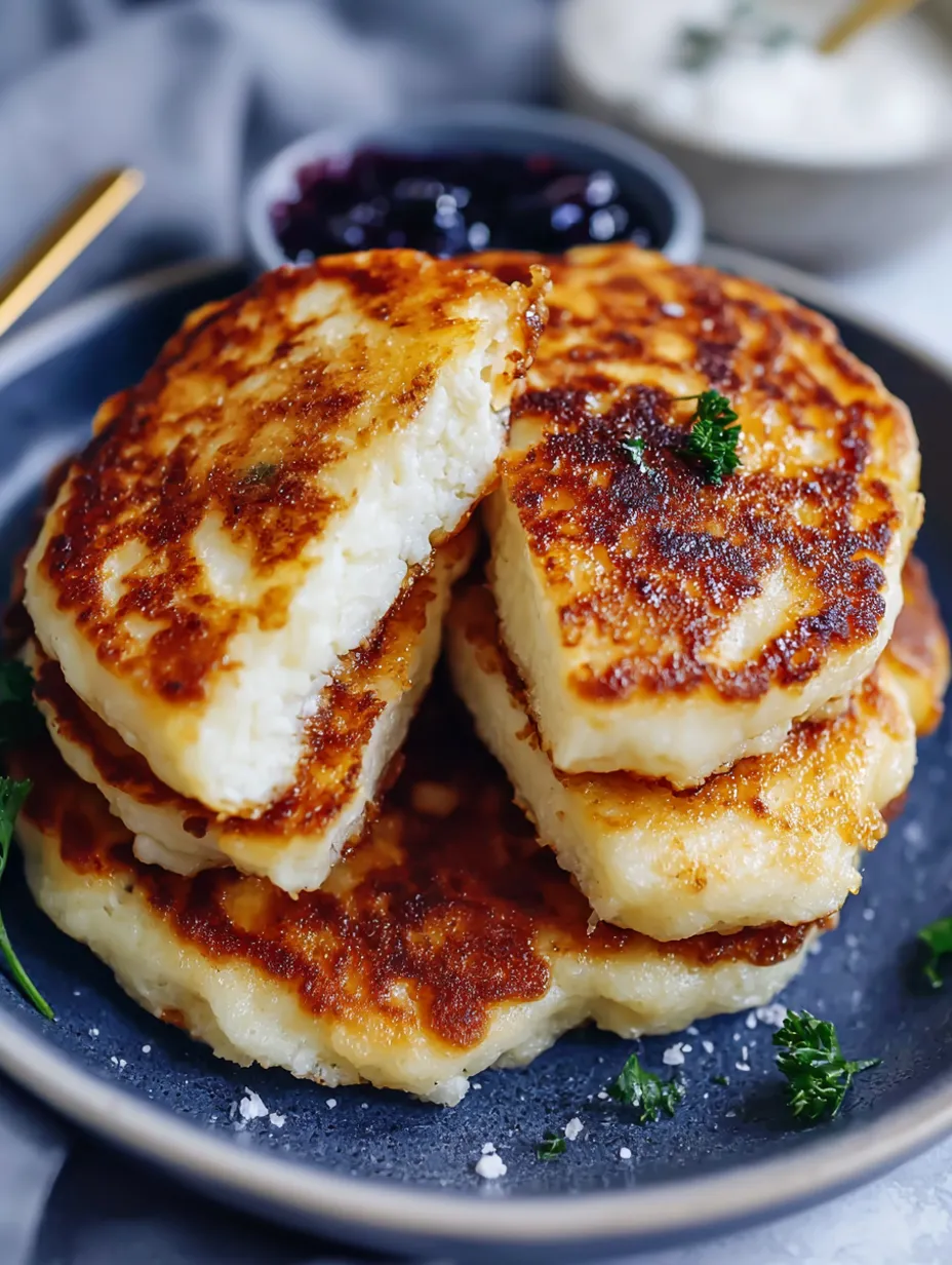 Syrniki Russian Cheese Pancakes