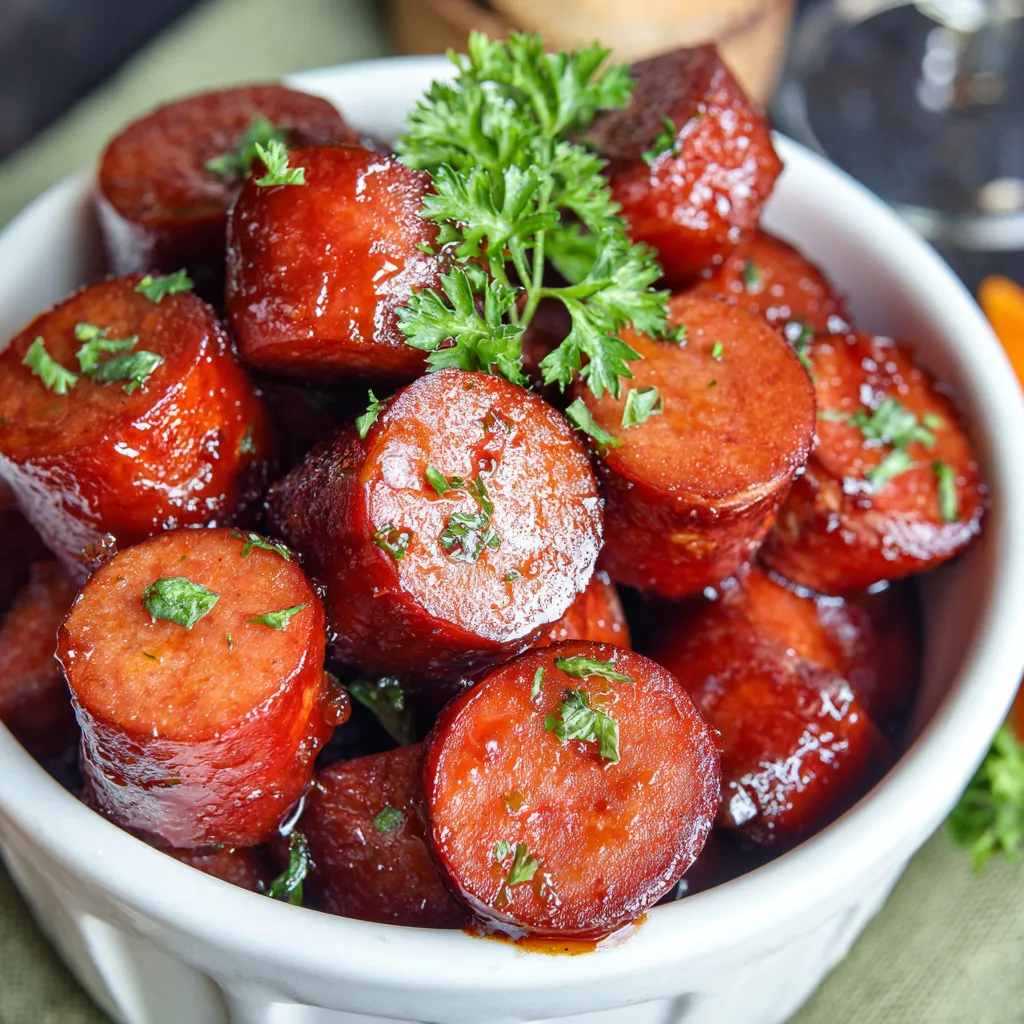 Slow Cooker Kielbasa Bites