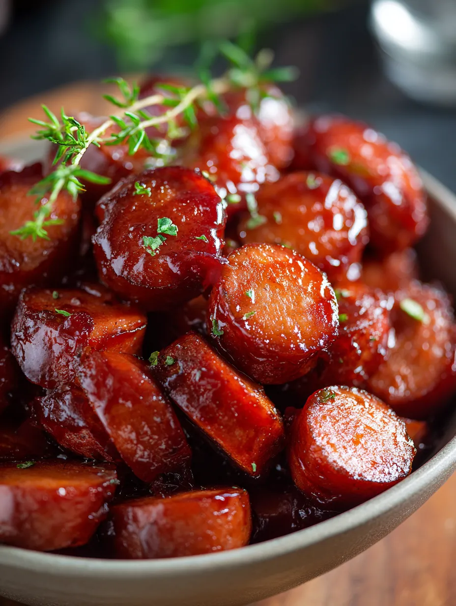 Slow Cooker Kielbasa Bites