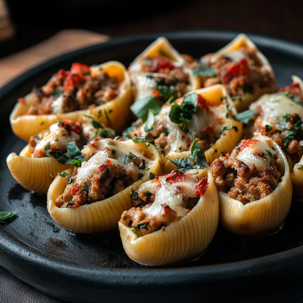 Sausage Stuffed Shells