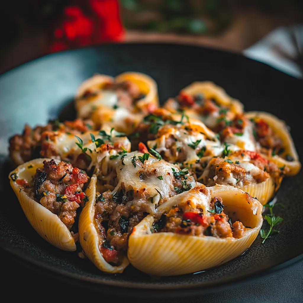 Sausage Stuffed Shells