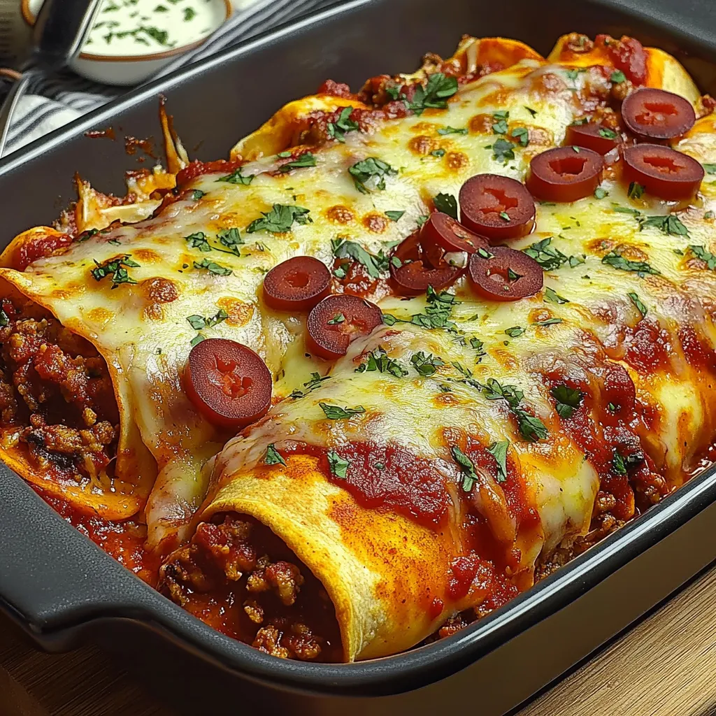 Pizza Enchiladas
