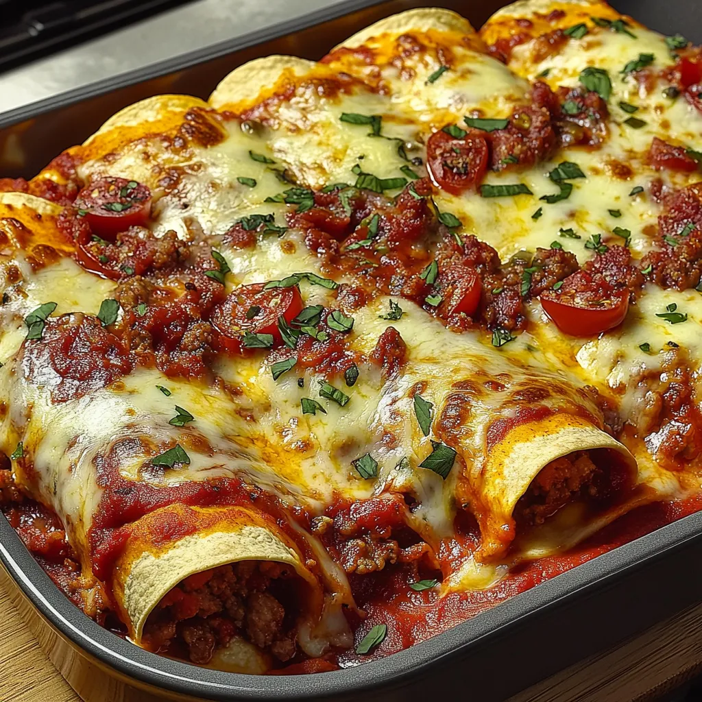 Pizza Enchiladas