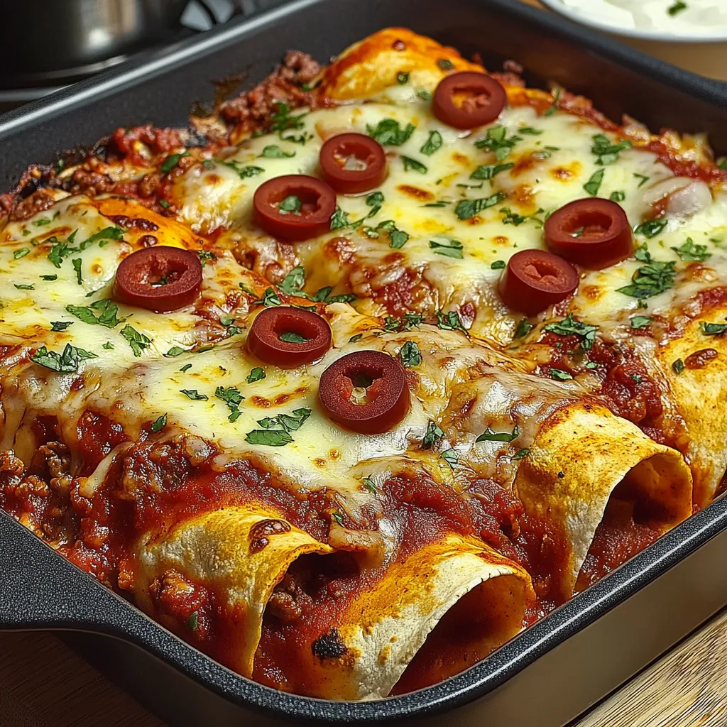 Pizza Enchiladas