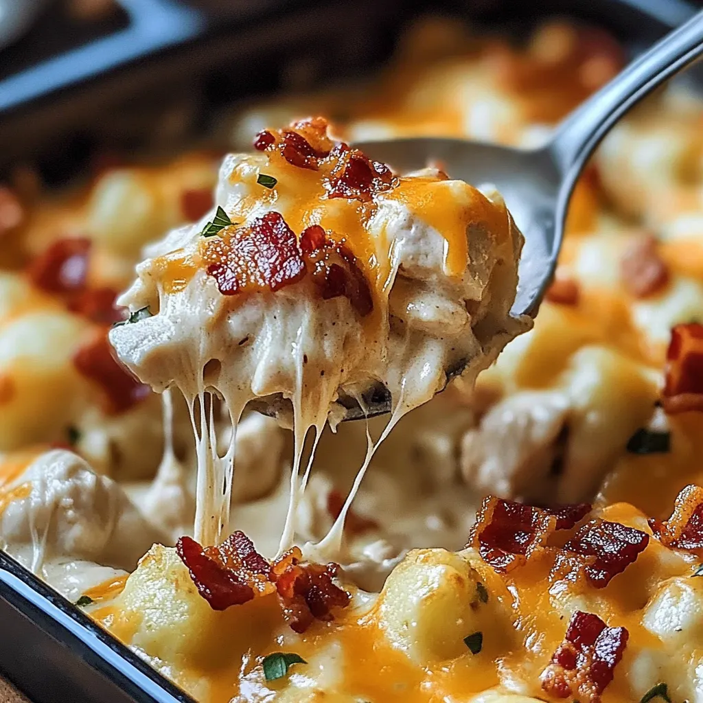 Chicken Bacon Crunch Casserole