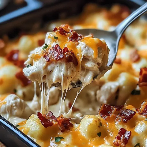Chicken Bacon Crunch Casserole