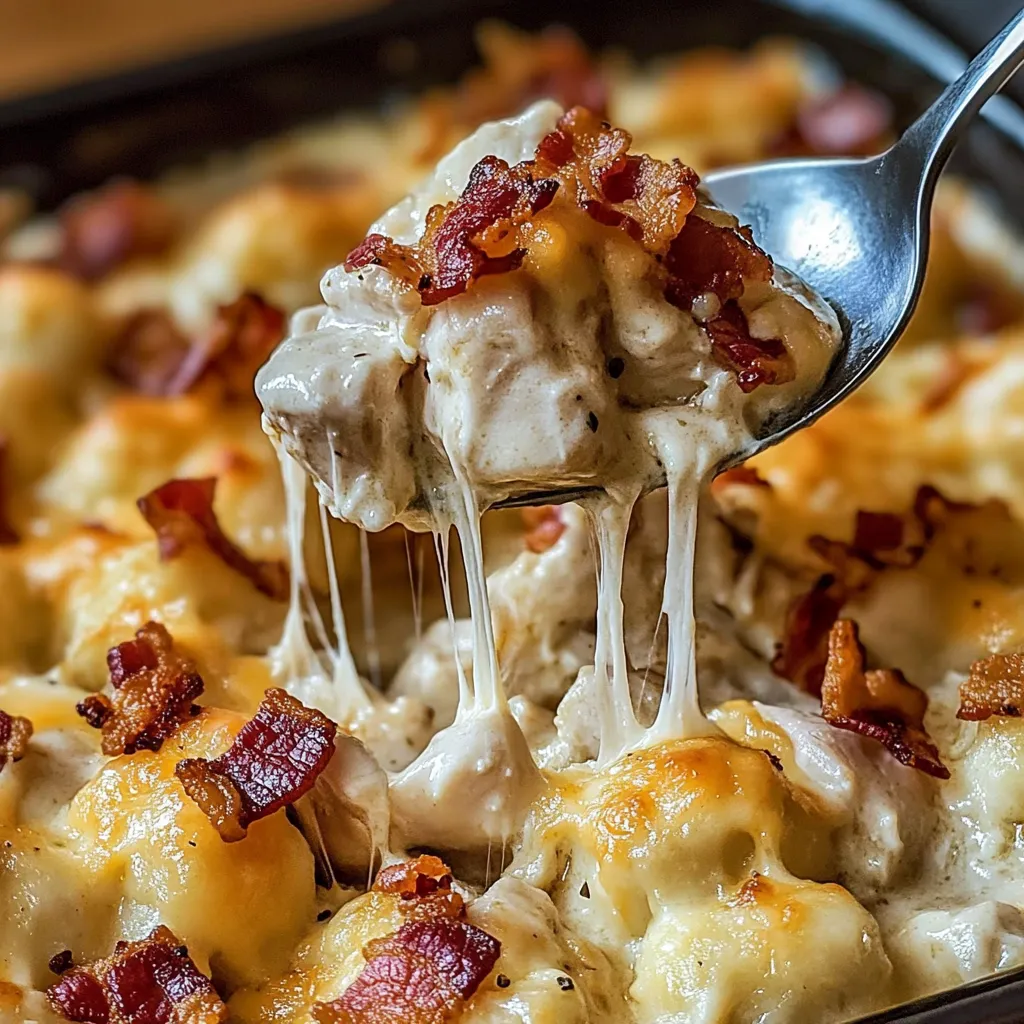 Chicken Bacon Crunch Casserole