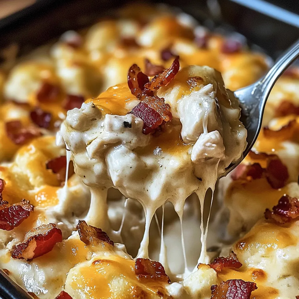 Chicken Bacon Crunch Casserole