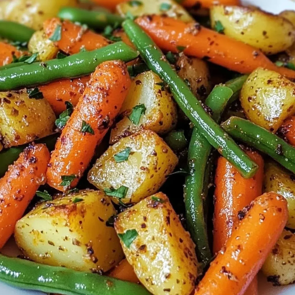 Garlic Herb Roasted Veggies