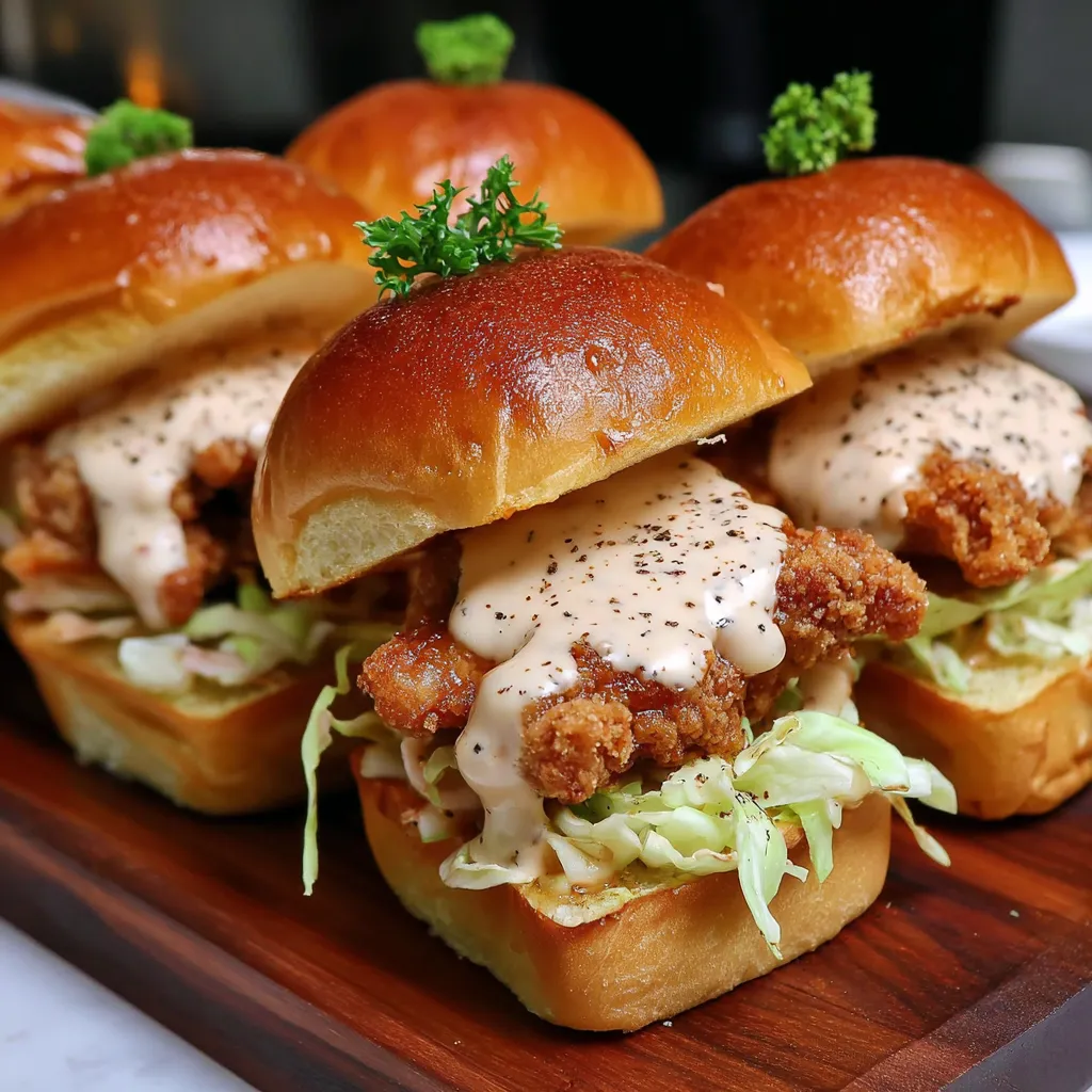 Bang Bang Chicken Sliders