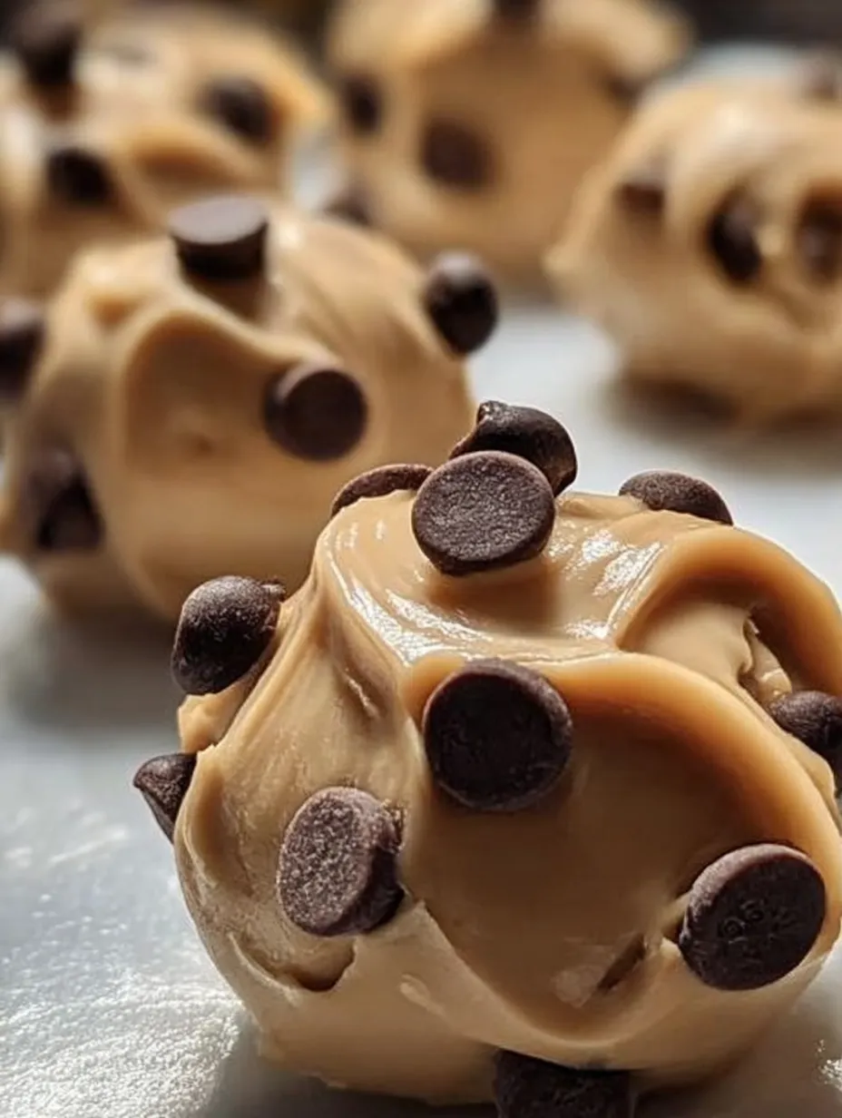 Frozen Greek Yogurt Peanut Butter Bites With Chocolate Chips