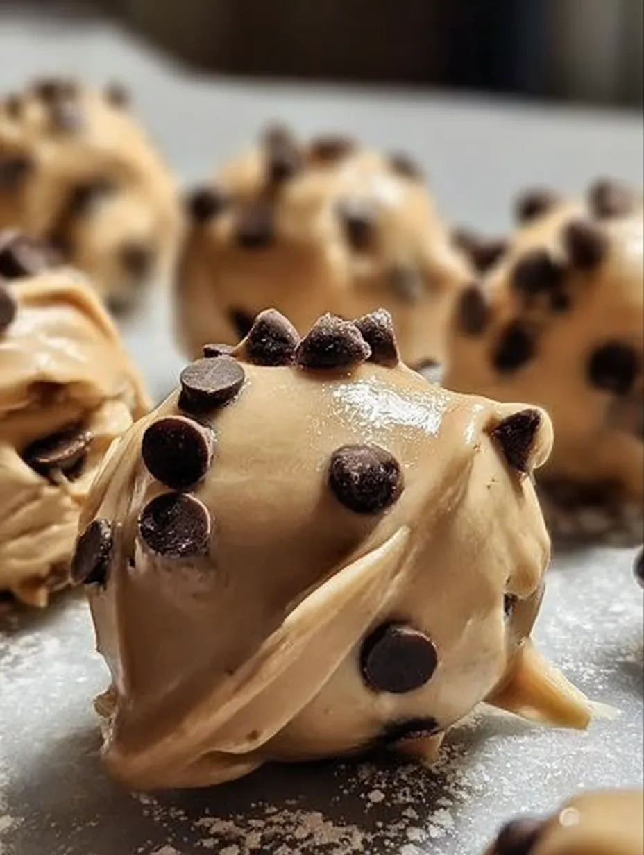 Frozen Greek Yogurt Peanut Butter Bites With Chocolate Chips