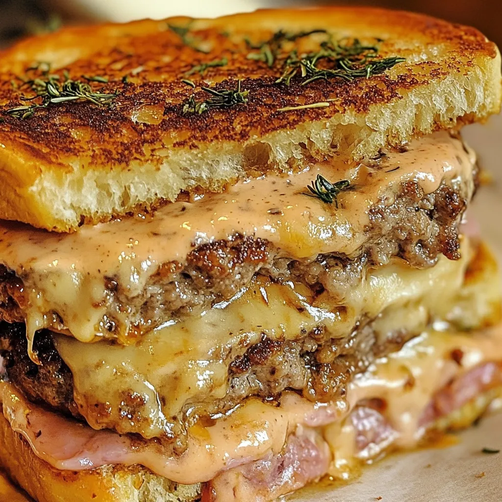 Secret Sauce Patty Melt Bliss