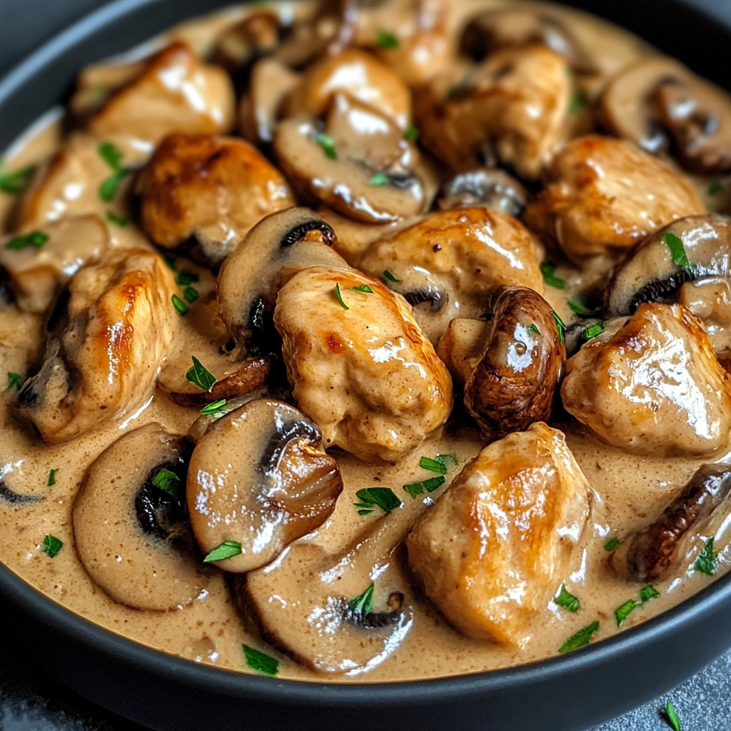 Creamy Garlic Mushroom Chicken Magic