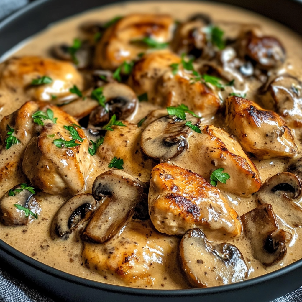 Creamy Garlic Mushroom Chicken Magic
