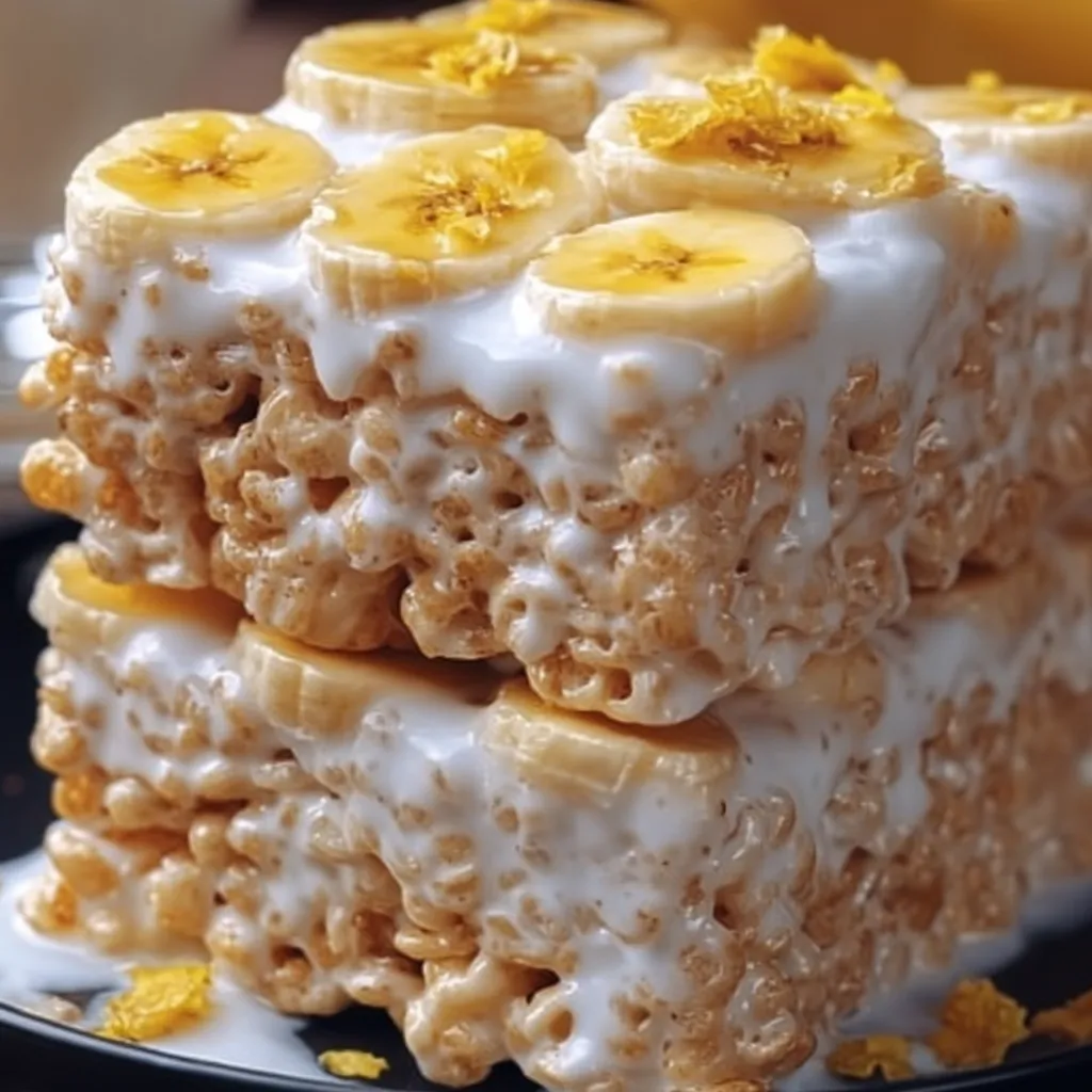Banana Pudding Rice Krispies