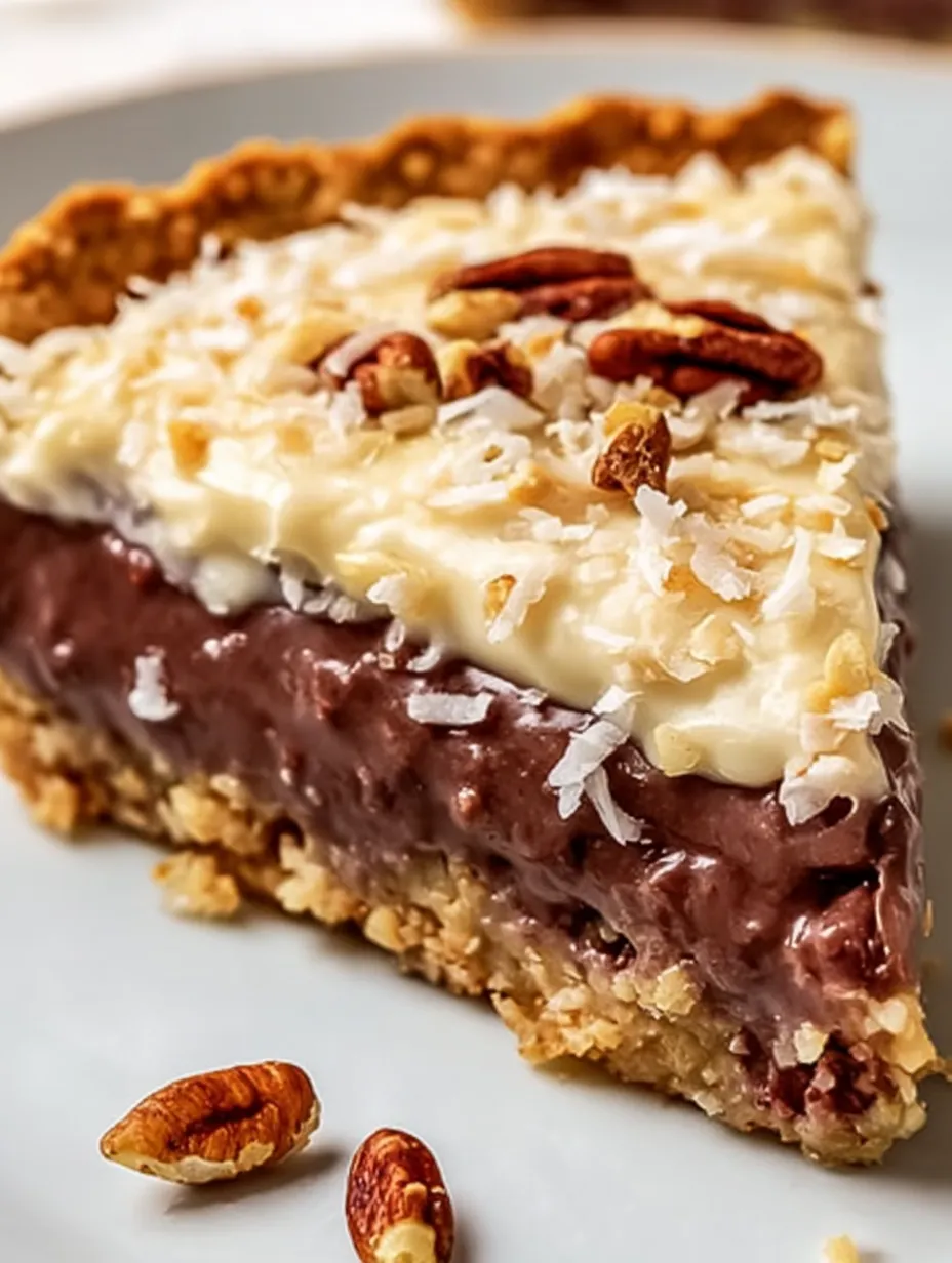 Diabetic-Friendly No-Bake German Chocolate Pie