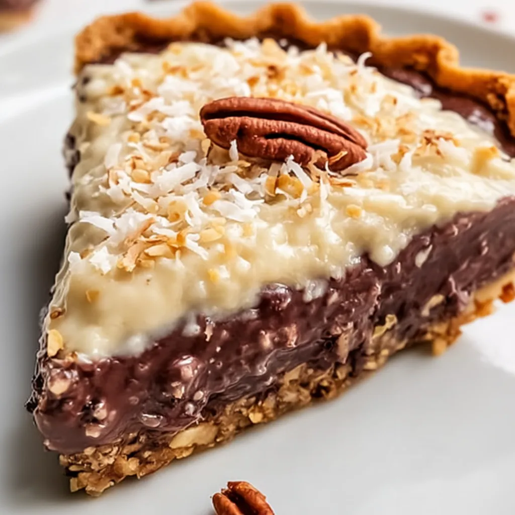 Diabetic-Friendly No-Bake German Chocolate Pie