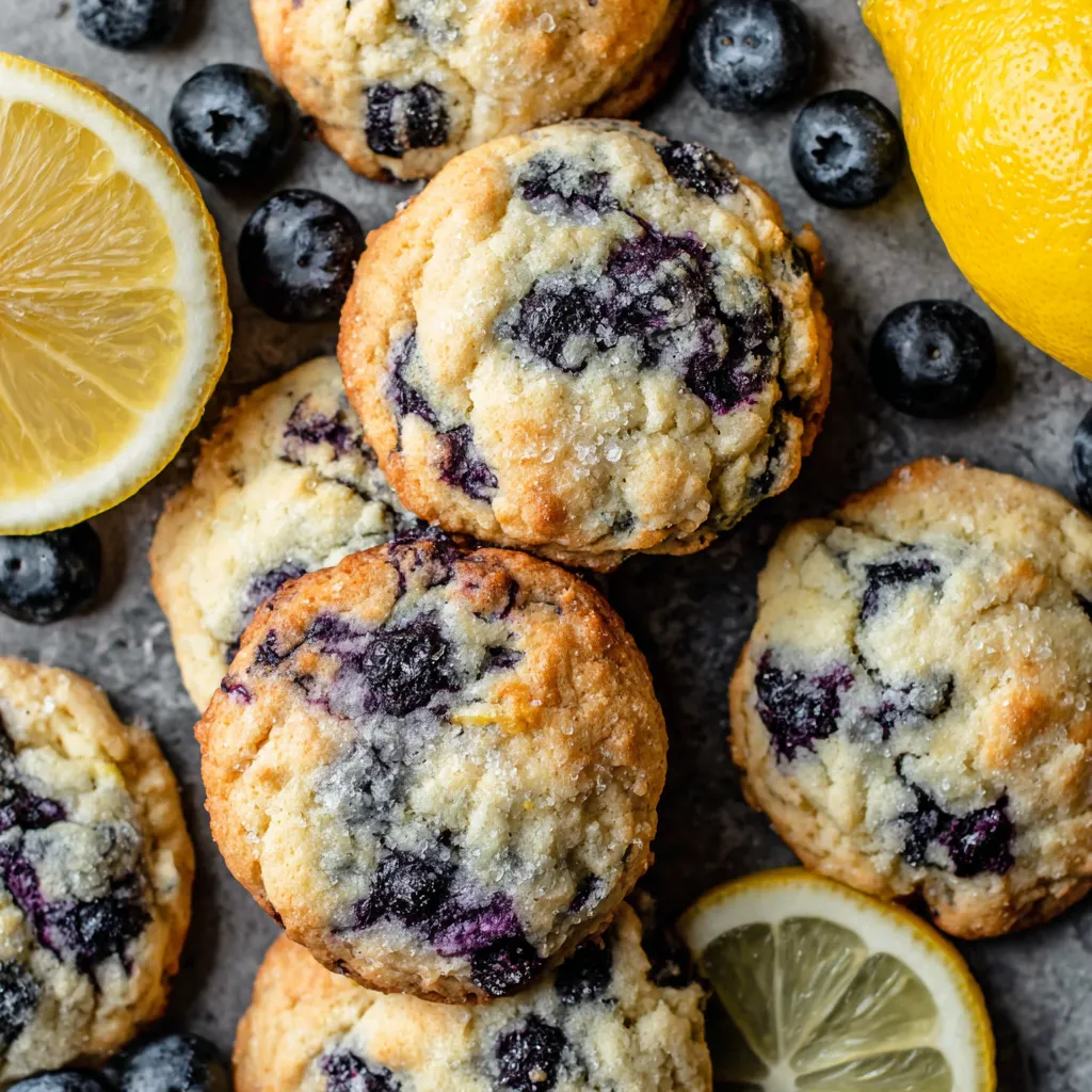 Lemon Blueberry Cookies
