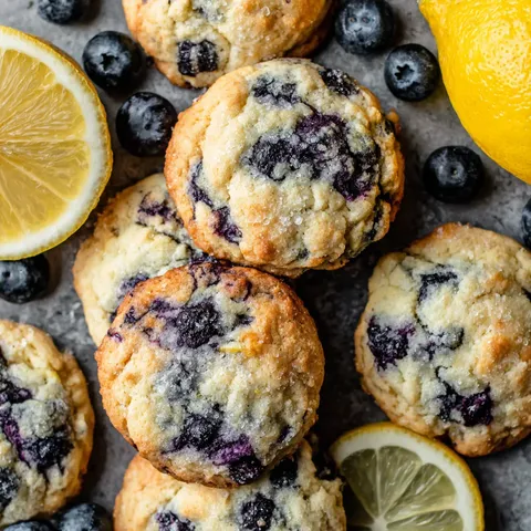 Lemon Blueberry Cookies