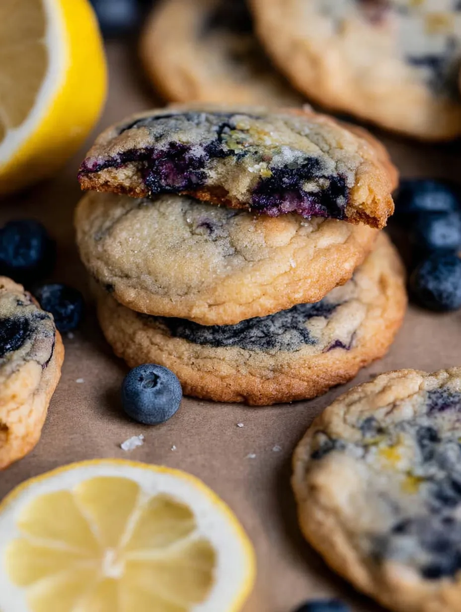 Lemon Blueberry Cookies