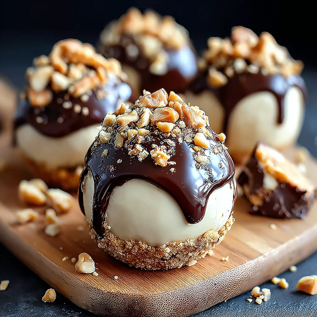 No-Bake Peanut Butter Cheesecake Balls