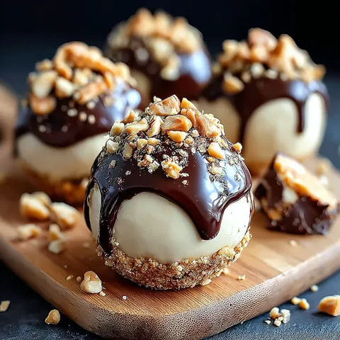 No-Bake Peanut Butter Cheesecake Balls