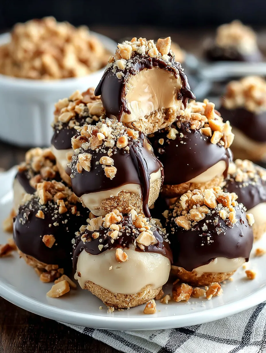No-Bake Peanut Butter Cheesecake Balls