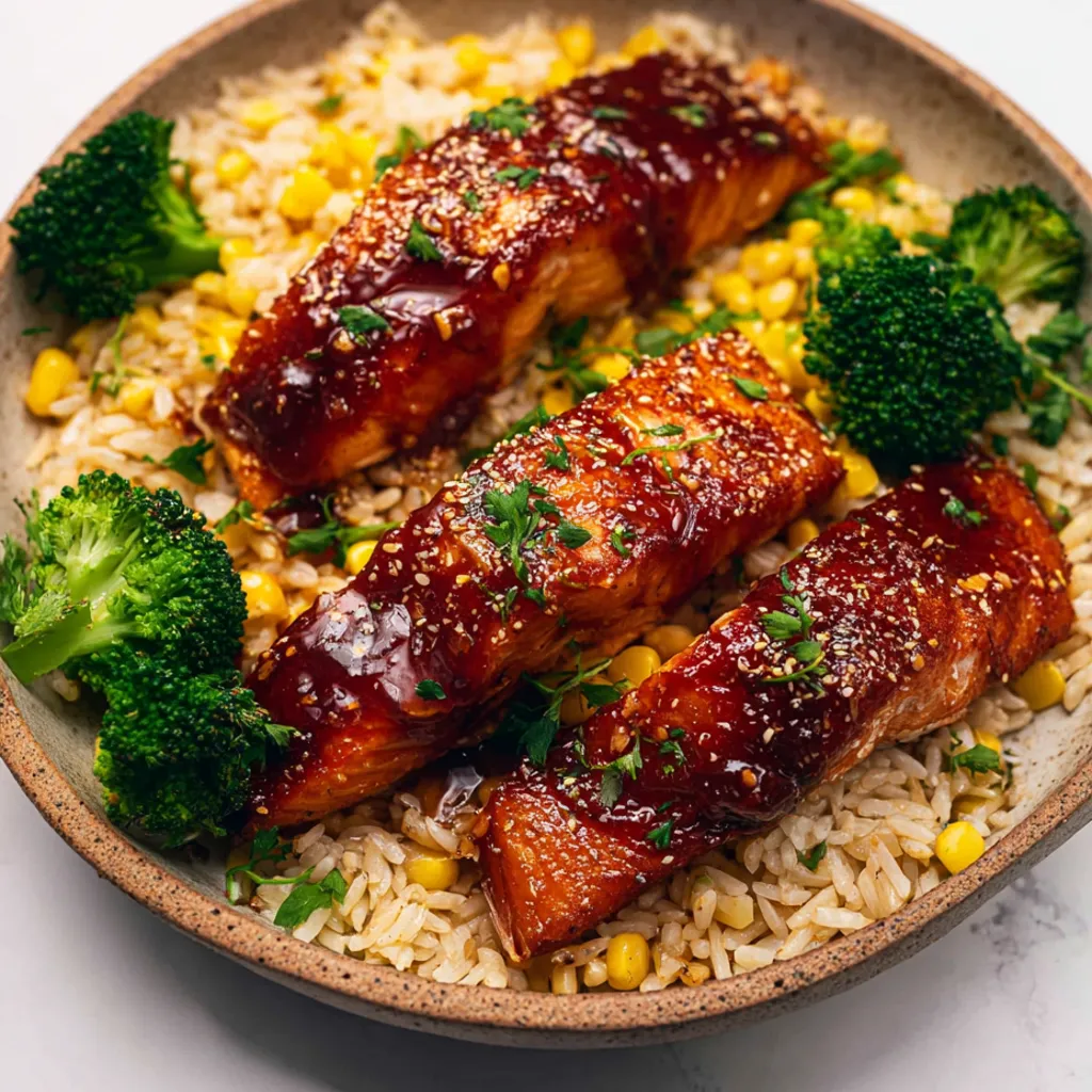 Baked BBQ Salmon Recipe