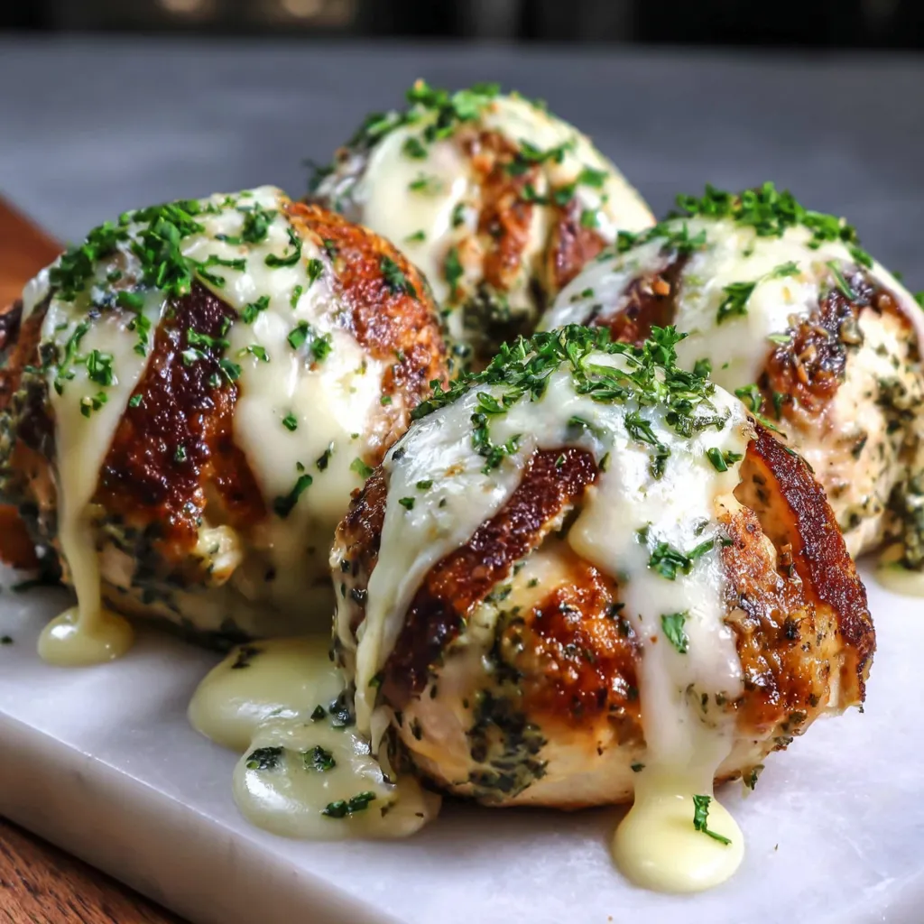 Melted Mozzarella & Ranch Chicken Bombs