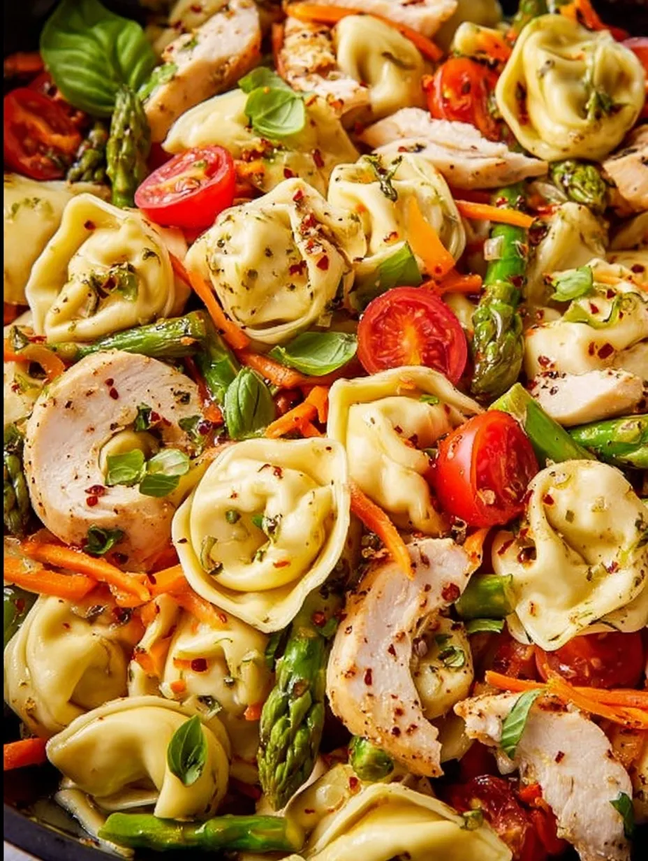 Balsamic Chicken Tortellini Salad