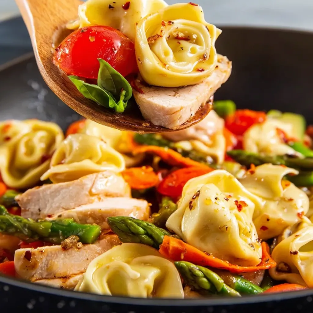 Balsamic Chicken Tortellini Salad