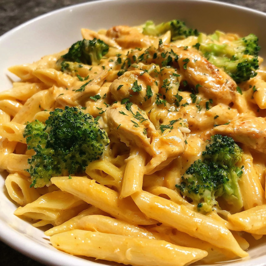 BBQ Ranch Chicken & Broccoli Pasta