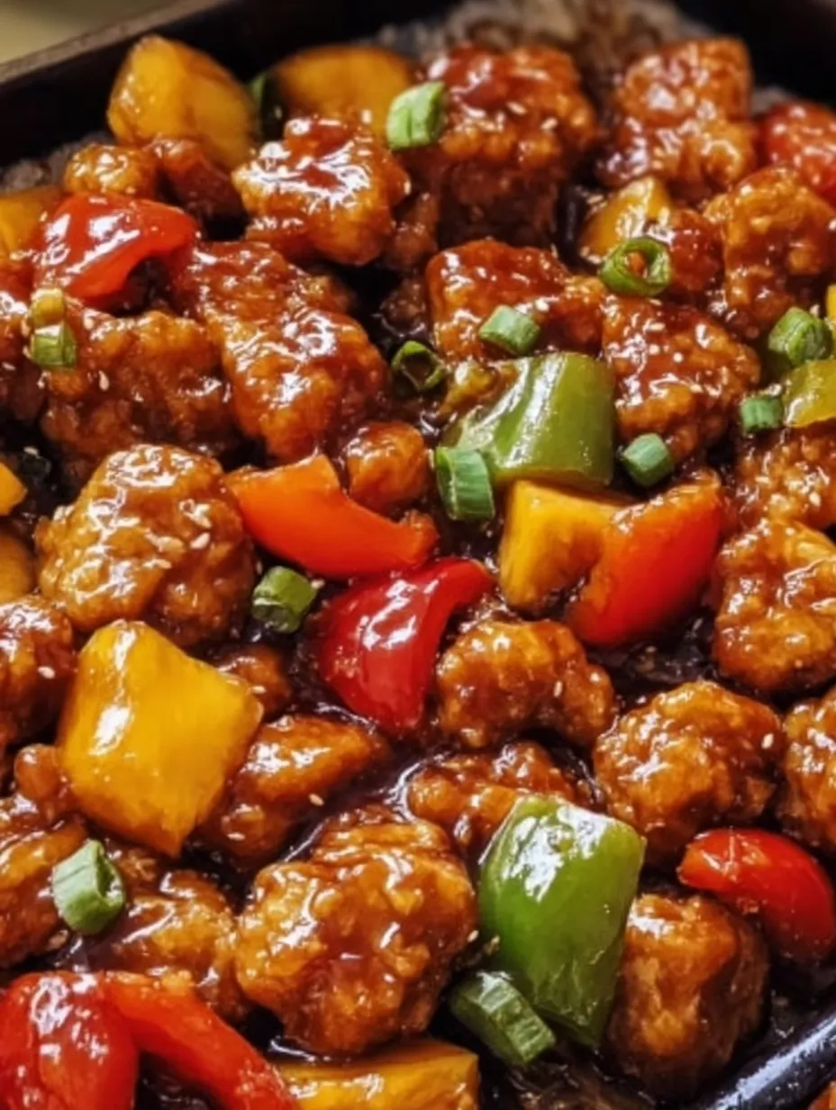 Sheet Pan Sticky Sweet and Sour Chicken Recipe