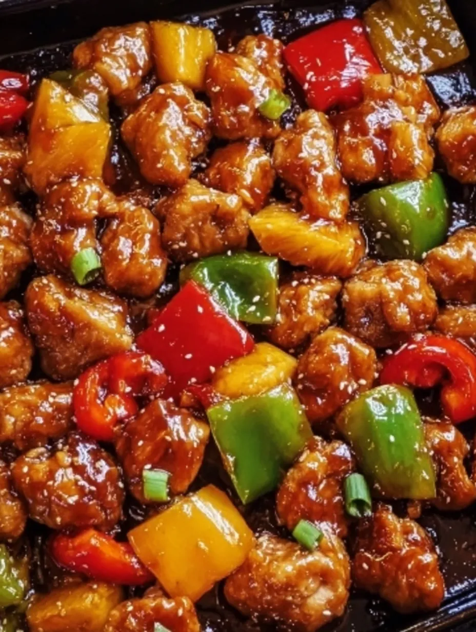 Sheet Pan Sticky Sweet and Sour Chicken Recipe