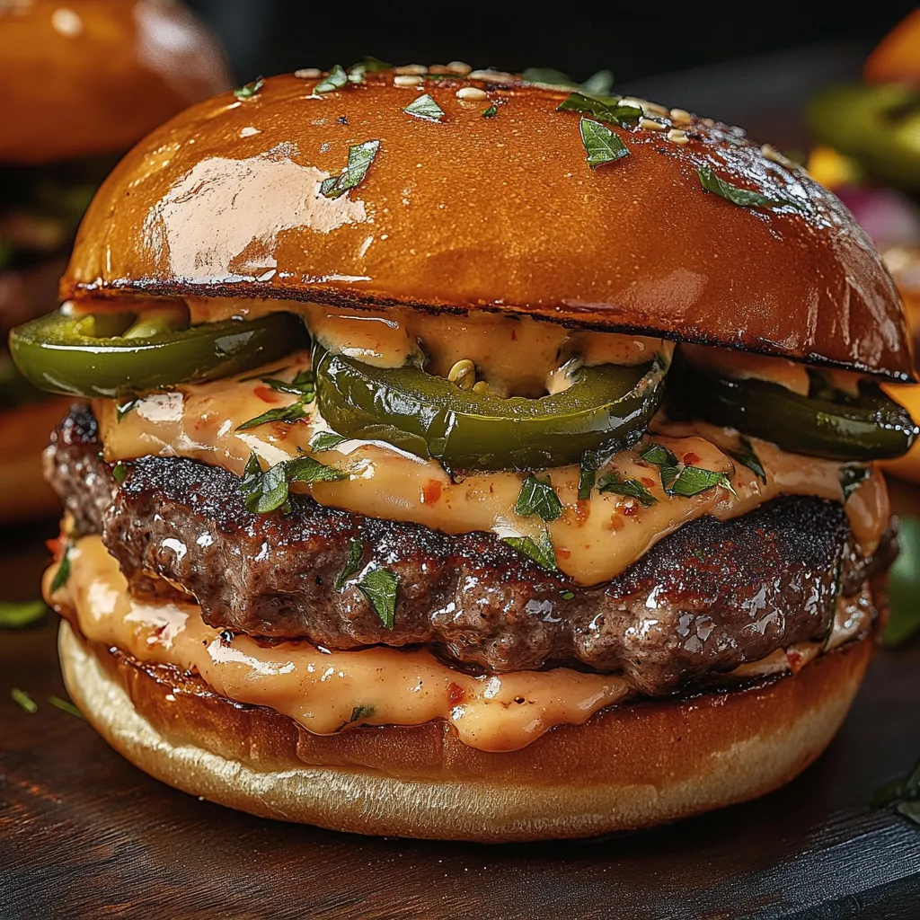 Jalapeño-Onion Smash Burgers