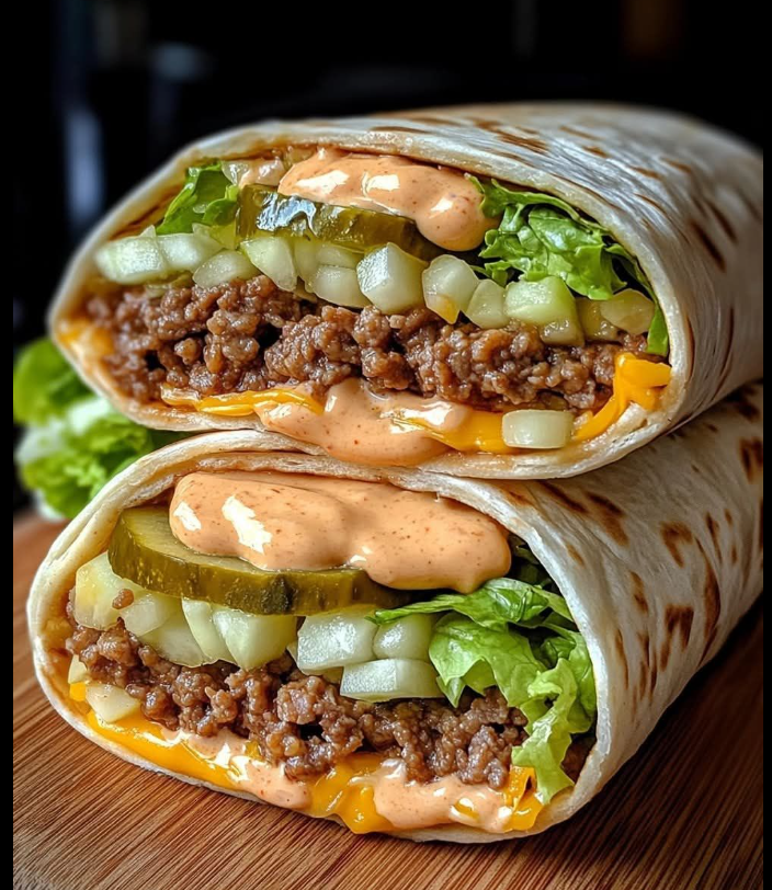 A burrito with lettuce and cheese.