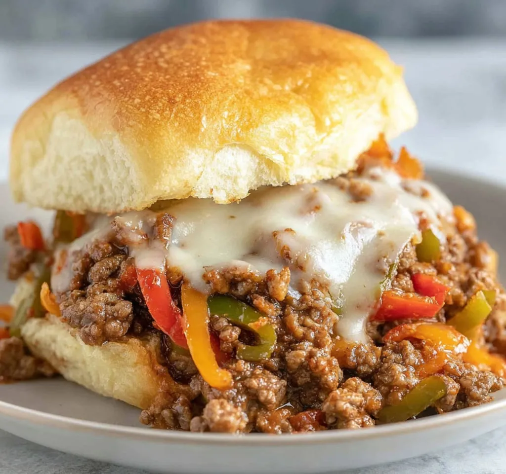 Philly Cheesesteak Sloppy Joes