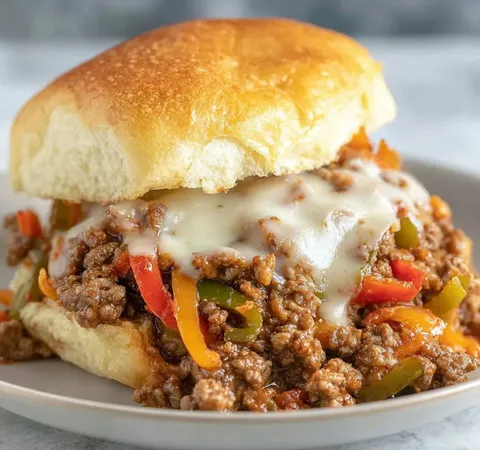 Philly Cheesesteak Sloppy Joes