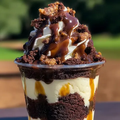 Loaded Brownie Cheesecake Cup Recipe