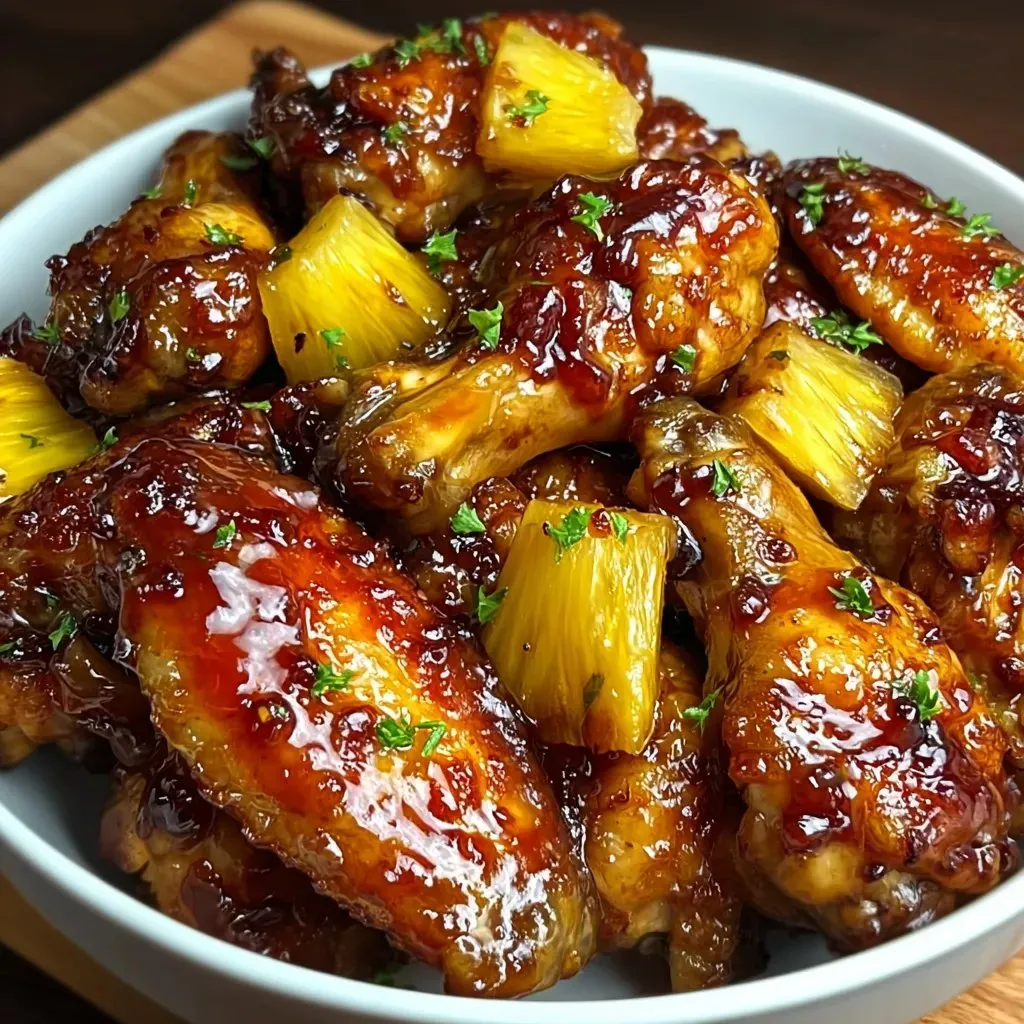 Brown Sugar Pineapple Wings
