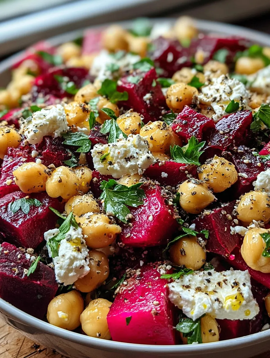Chickpea, Beet and Feta Salad