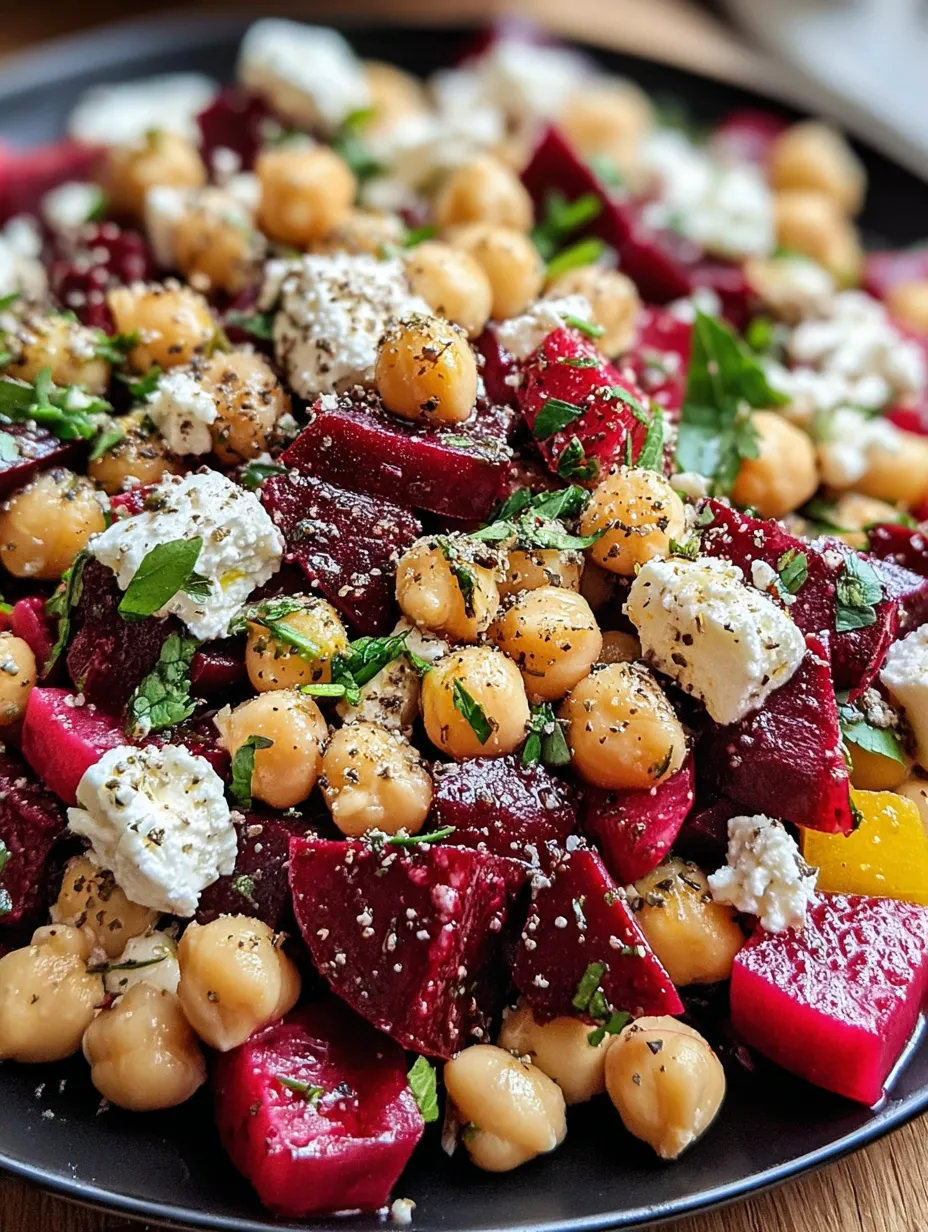 Chickpea, Beet and Feta Salad
